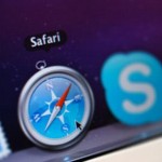 A Photo illustration of the Safari application in the dock of a macbook
