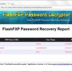 FlashFXP Password decrypter v1.5 Released
